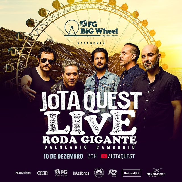 Reprodução/Instagram Jota Quest - Live Roda Gigante