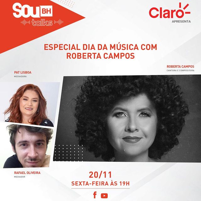 Sou BH Talks "Especial Dia da Música com Roberta Campos"