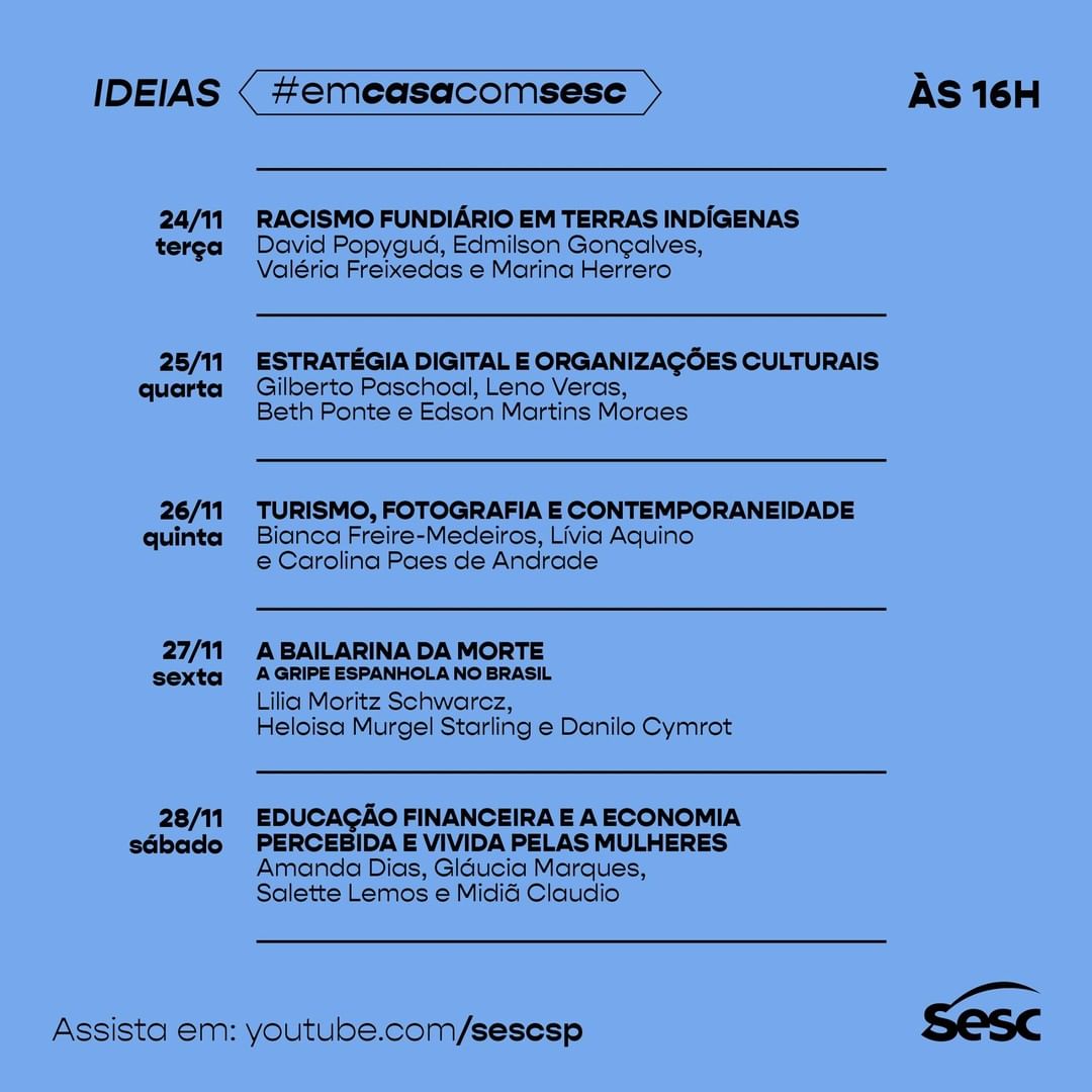 Série Ideias #EmCasaComSesc
