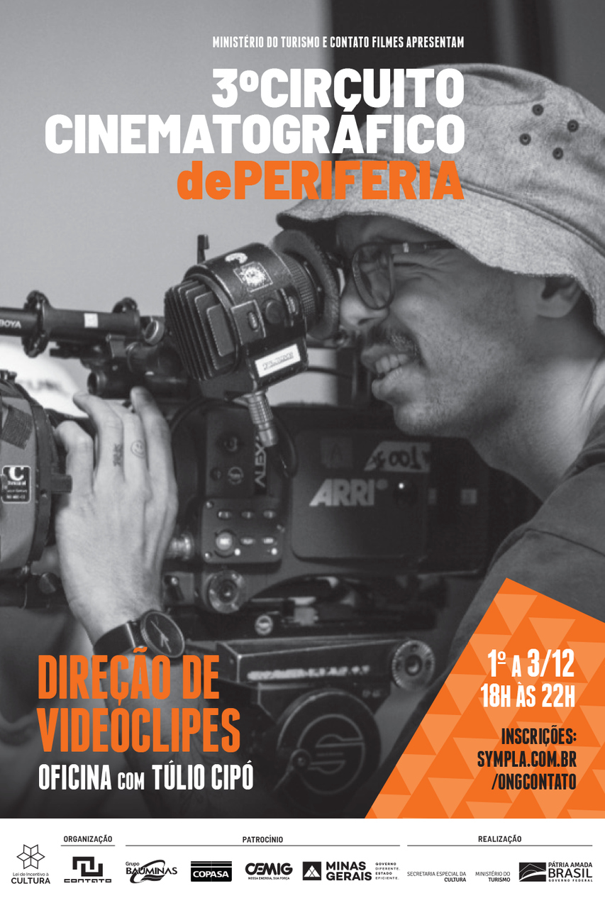 Oficina de Direção de Videoclipes com Túlio Cipó - 3º Circuito Cinematográfico de Periferia