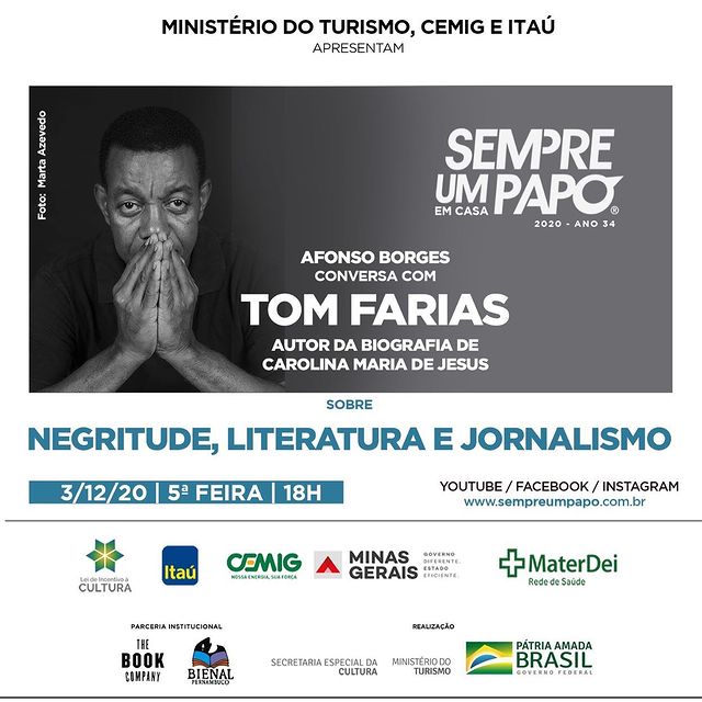 #Sempre Um Papo Em Casa recebe Tom Farias