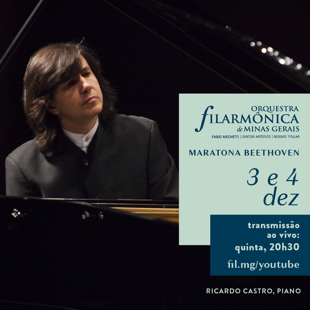 Maratona Beethoven ao vivo da Sala Minas Gerais - Séries Presto e Veloce