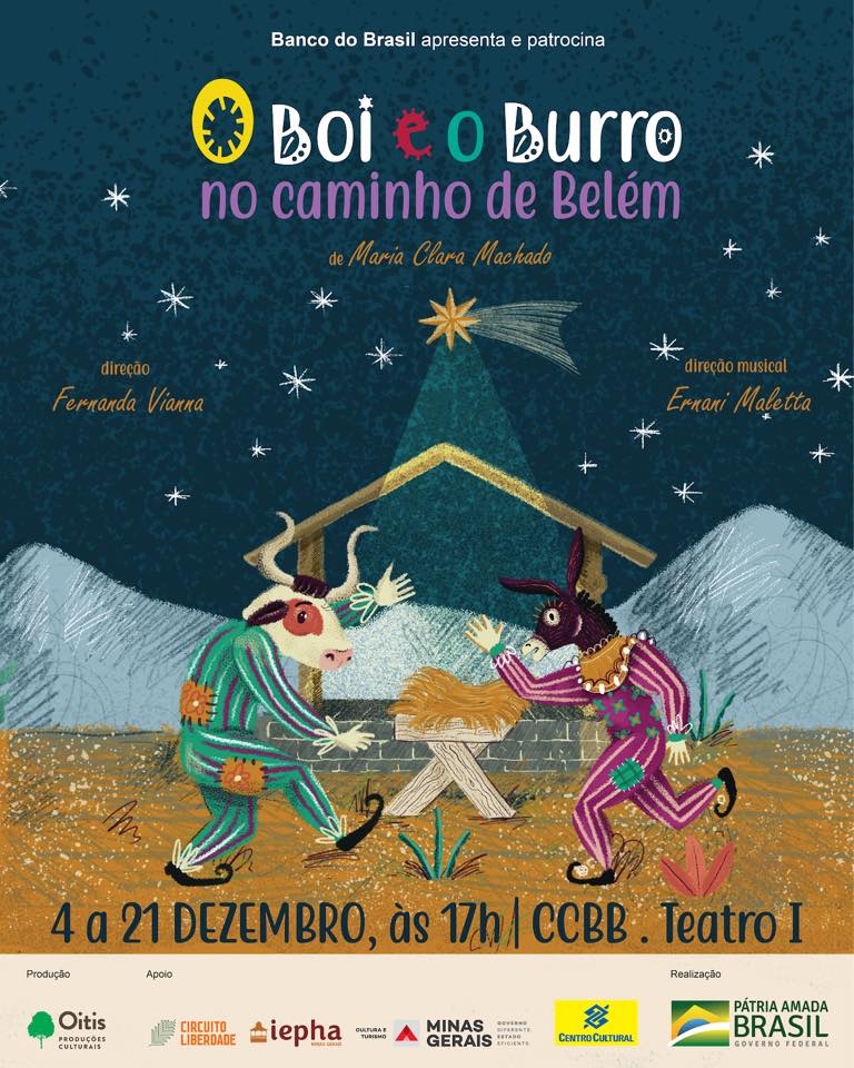 Espetáculo: O Boi e o Burro no Caminho de Belém - CCBB