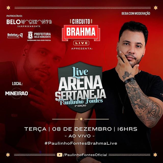 Projeto Live Arena Sertaneja Paulinho Fontes - 2ª Edição