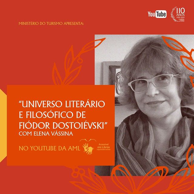 Palestra “Universo literário e filosófico de Fiódor Dostoiévski” - AML