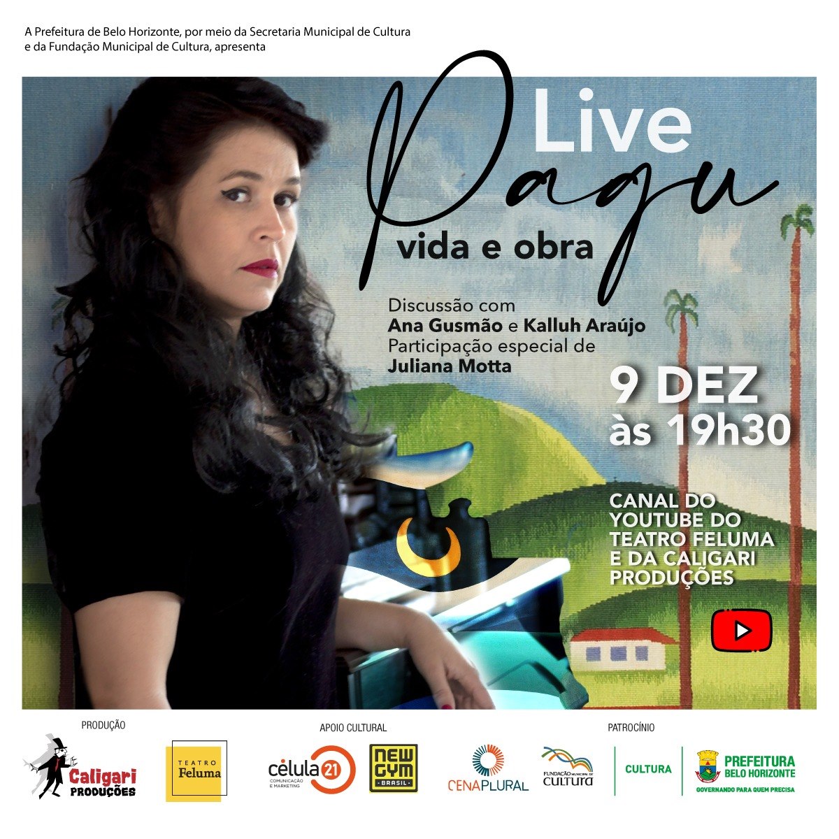 Reprodução/Facebook Pagu: vida e obra - Discussão com Ana Gusmão e Kalluh Araújo
