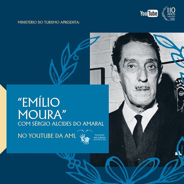 Palestra “Emílio Moura: itinerário em dúvida” com o professor Sérgio Alcides do Amaral - AML
