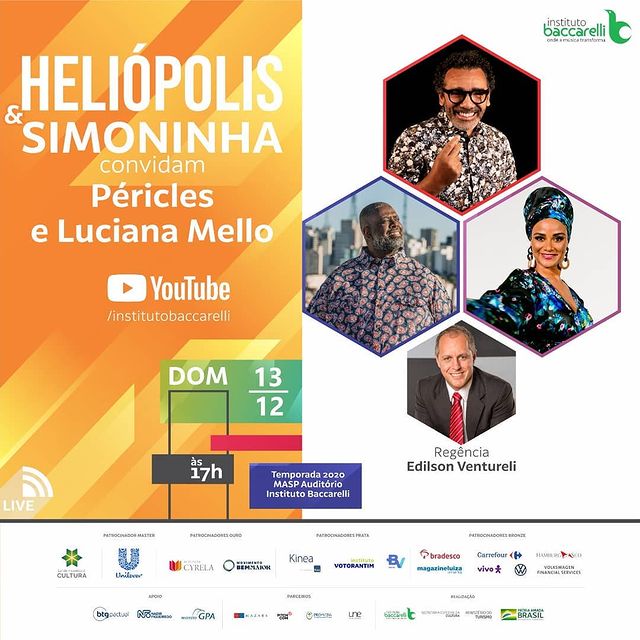 Orquestra Sinfônica Heliópolis e Simoninha (part. Péricles, Luciana Mello e mais) 