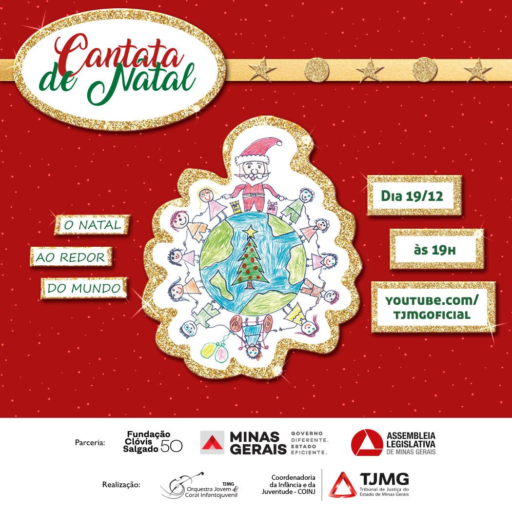 Reprodução/Facebook Cantata de Natal do TJMG 2020: "O Natal ao Redor do Mundo”