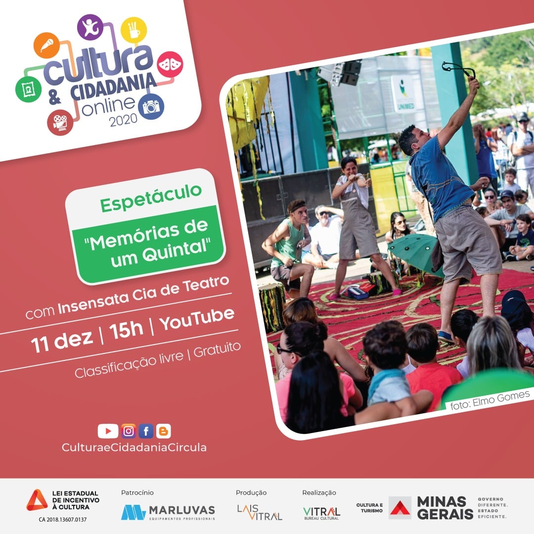 Espetáculo: Memórias de um Quintal - Insensata Cia de Teatro