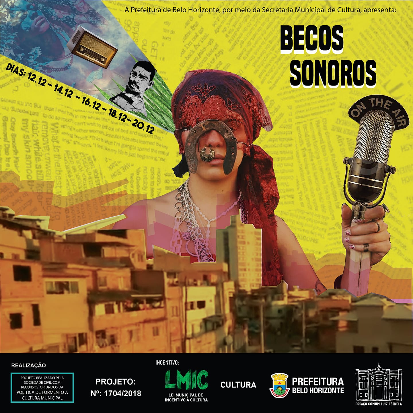 Becos Sonoros: Experimento radiofônico teatral da Trupe Estrela e Vila Aparecida