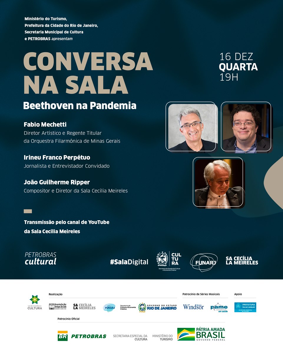 Reprodução/Facebook Conversa na Sala - Beethoven na Pandemia