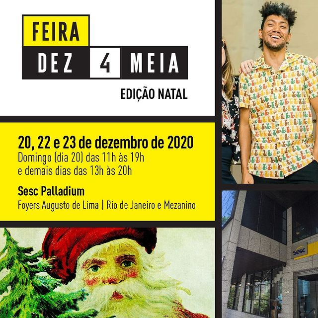 Feira Sessão Dez4Meia "Edição Natal" - SESC Palladium 