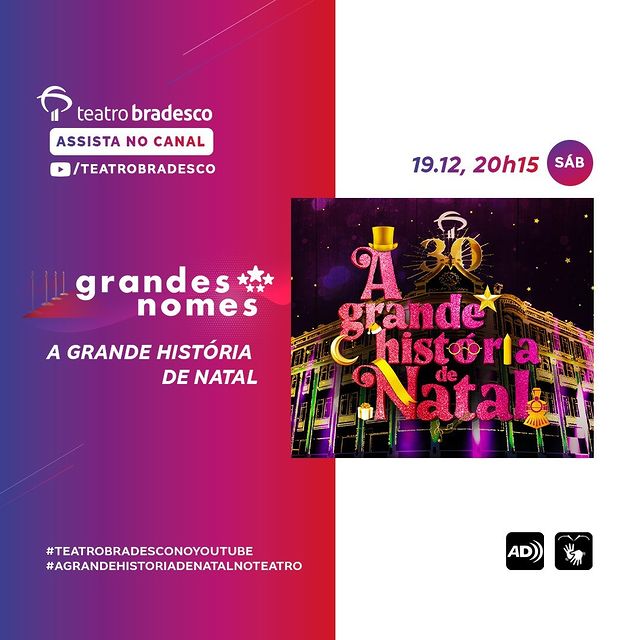 Divulgação/Instagram A Grande História de Natal- Teatro Bradesco