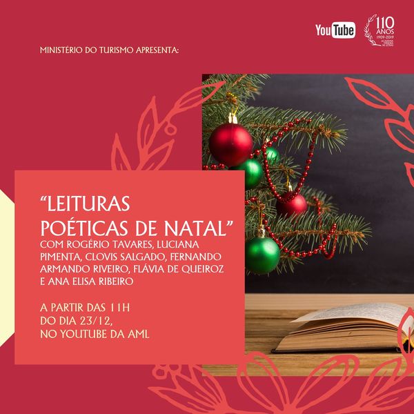 Reprodução/Facebook Leituras poéticas de Natal - AML