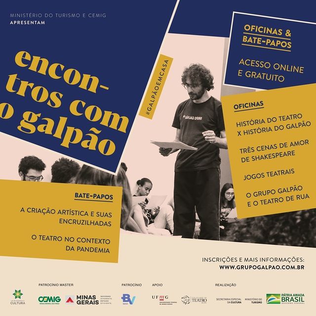 "Encontros com o Galpão" 2021 - Grupo Galpão