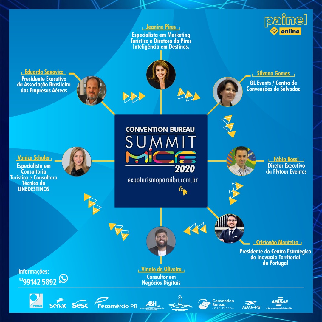 Convention Bureau Summit MICE 2020 / Expo Turismo Paraíba Digital