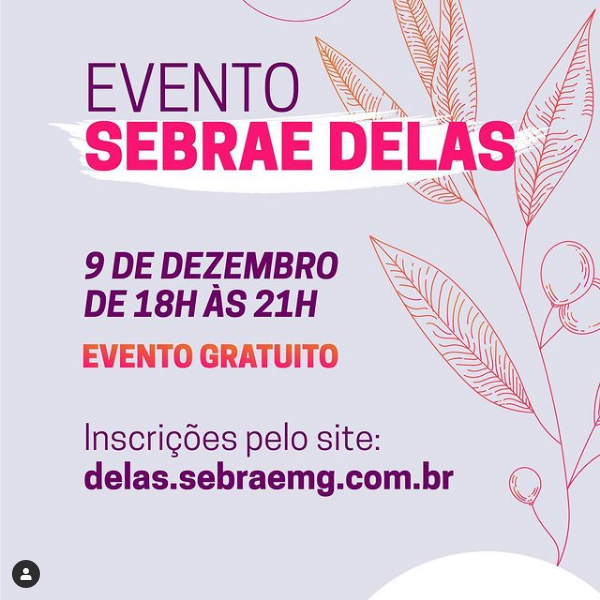 Reprodução/Instagram Sebrae Delas