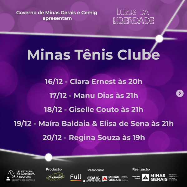 Programação Mistura Minas - Minas Tênis Clube