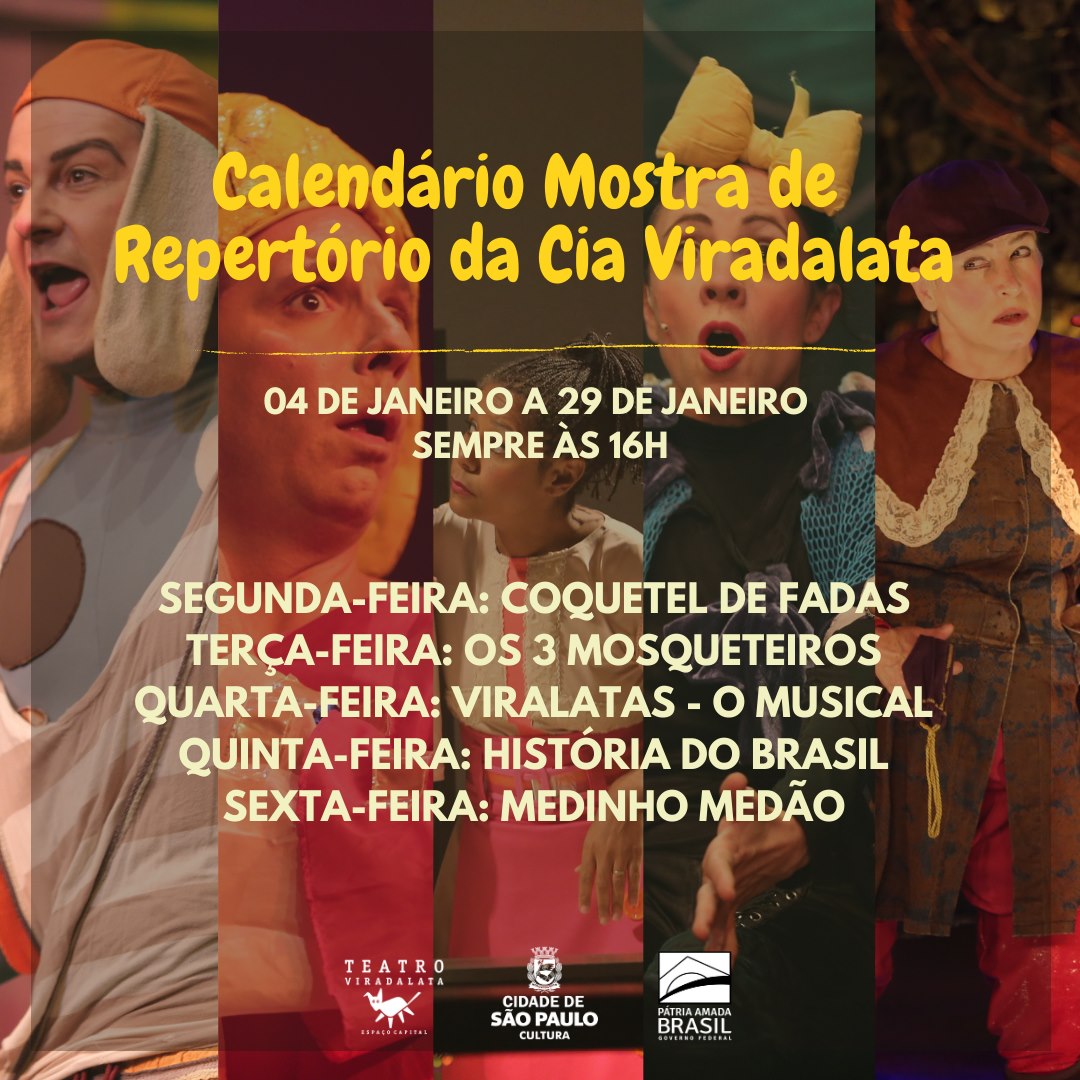 Reprodução/Facebook Mostra de Repertório Cia Viradalata