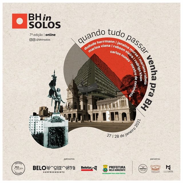 BH in SOLOS 7ª Edição online – "quando tudo passar venha pra BH"