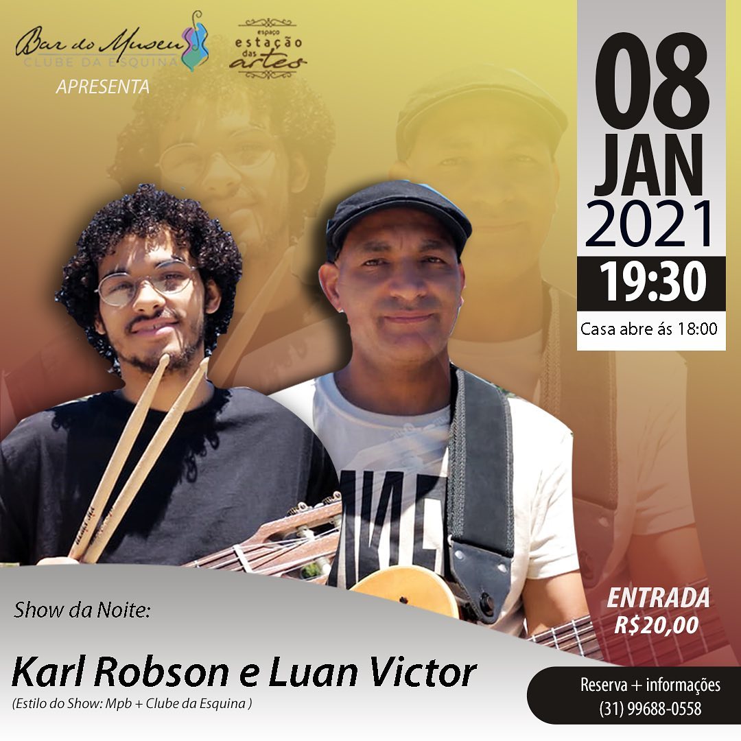 Bar do Museu Clube da Esquina apresenta: Kal Robson e Luan Victor