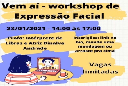 Workshop em Expressão facial - BH em Libras