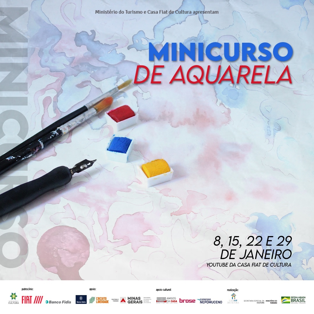 Minicurso: Aquarela - Casa Fiat de Cultura