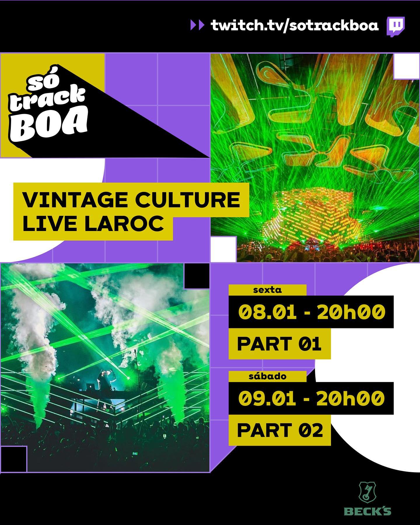 Reprodução/Facebook Live: Vintage Culture - Só Track Boa