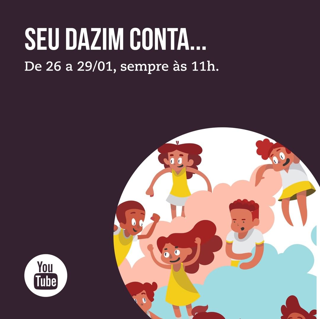 Contação de estória “Seu Dazim Conta...”, com Keu Freire - Projeto “Eu, Criança, no Museu!” do Memorial Val
