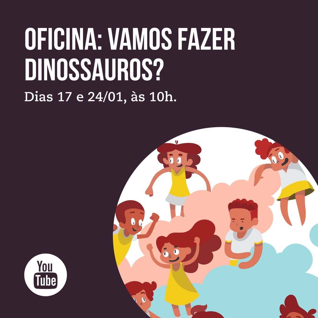 Oficina: "Vamos fazer dinossauros", com João Mota - Memorial Vale 