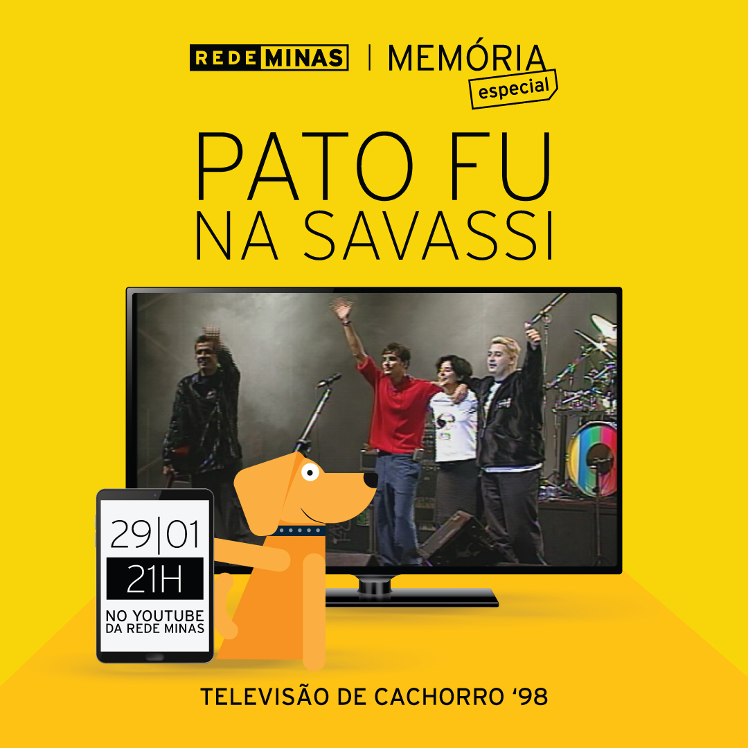 Pato Fu na Savassi - Show Televisão de Cachorro - Rede Minas Memória