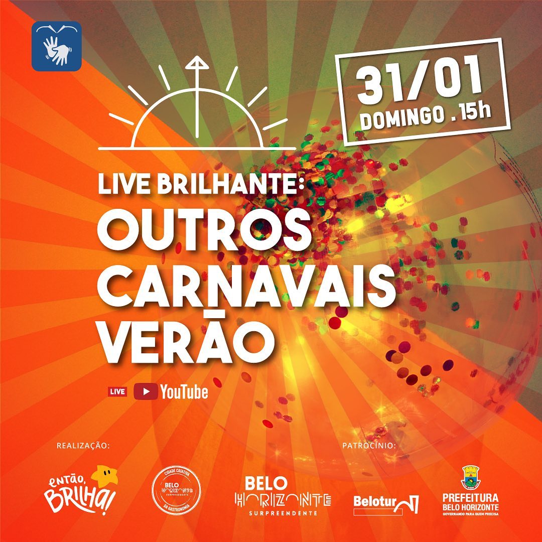 Reprodução/Instagram Live musical: “Outros Carnavais Verão”
