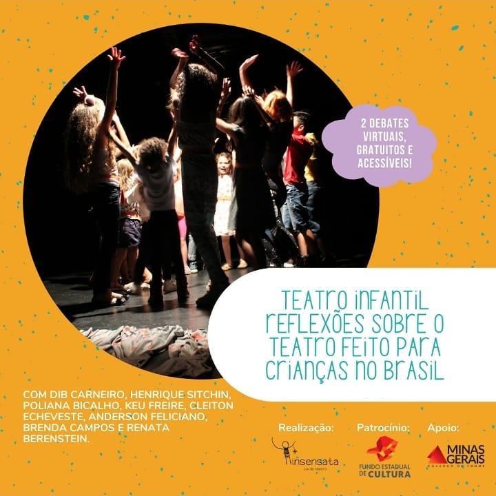 Reprodução/Facebook Seminário Virtual "Teatro Infantil - Reflexões sobre o teatro feito para crianças no Brasil"