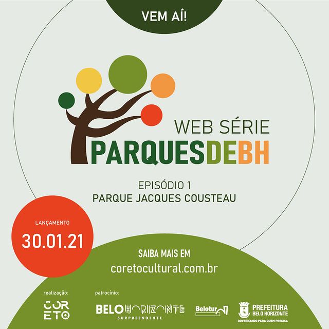 Reprodução/Instagram Websérie “Parques de BH” - Episódio 1: Parque Municipal Jacques Cousteau