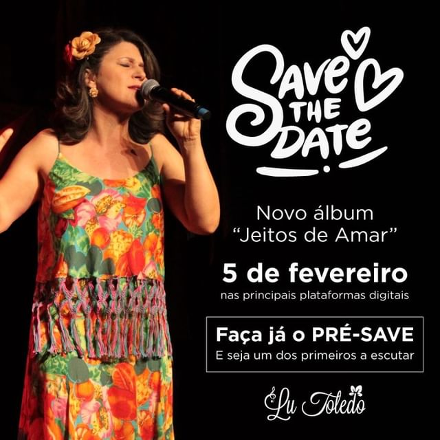 Lançamento: "Jeitos de Amar" novo álbum - Lu Toledo