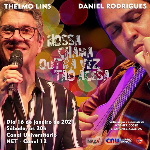 Reprodução/Evento oficial Show: NOSSA CHAMA OUTRA VEZ TÃO ACESA - com Thelmo Lins e Daniel Rodrigues