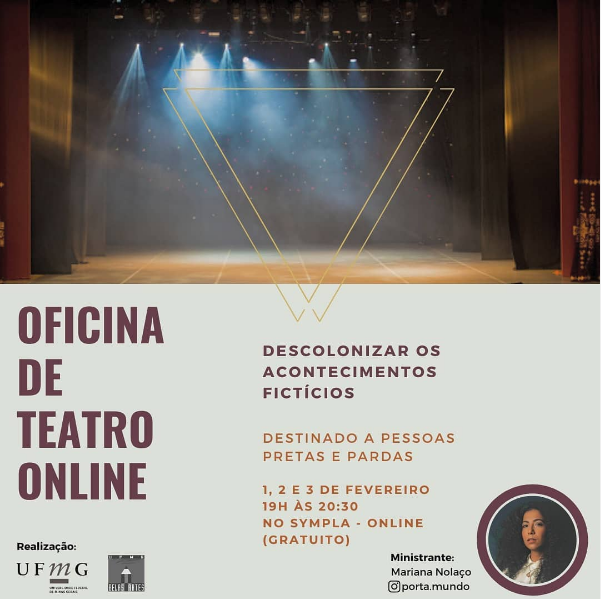 Oficina de Teatro Online - Descolonizar os acontecimentos fictícios