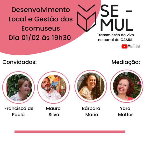 Live: Desenvolvimento Local e Gestão dos Ecomuseus