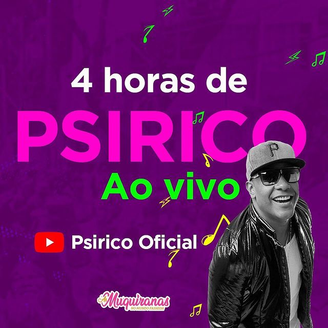 Divulgação/Instagram MuquiLive - Live de Carnaval do Psirico