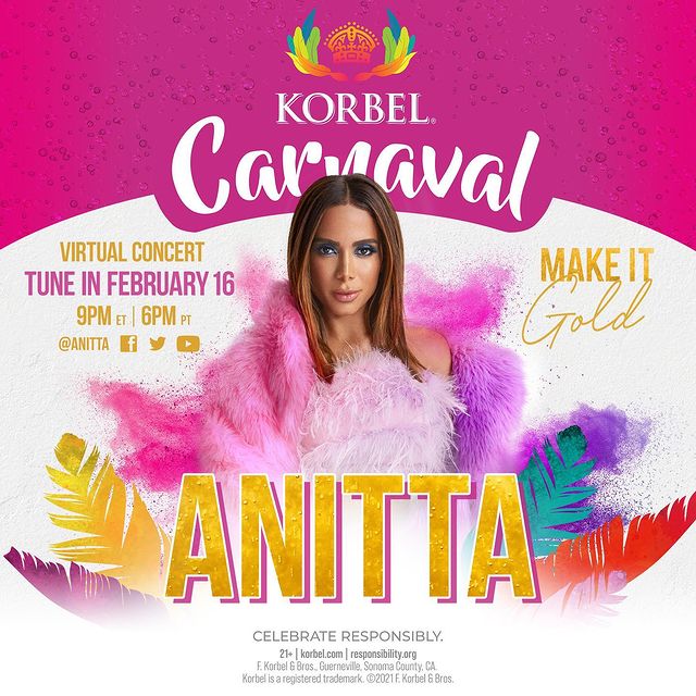 Korbel Carnaval com Anitta