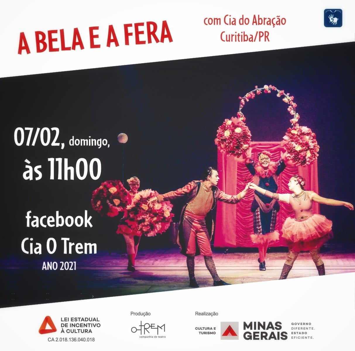 Espetáculo Online "A Bela e a Fera"