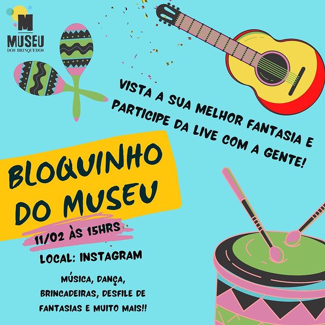 Live: Bloquinho do Museu - Museu dos Brinquedos