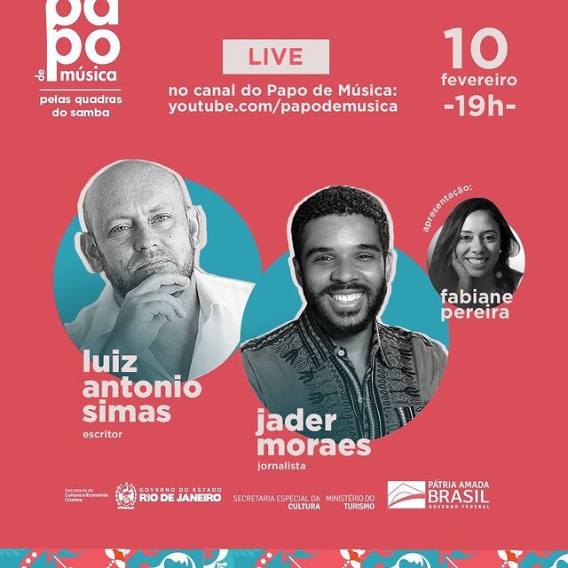 LIVE da webserie “Pelas Quadras do Samba” - Papo de Música