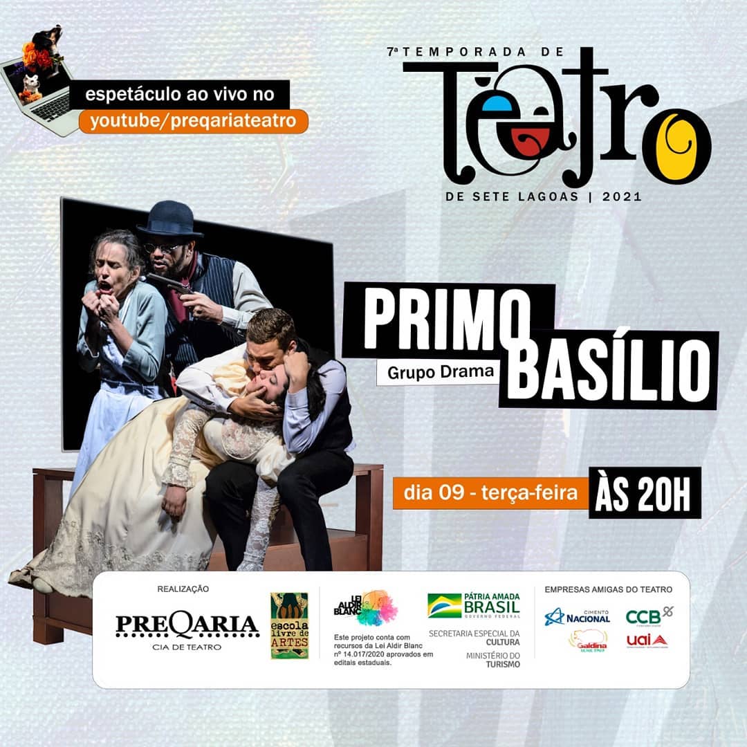 Espetáculo Online “Primo Basílio”