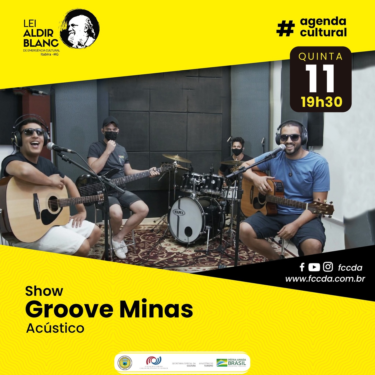 Live: Show "Acústico" com Groove Minas