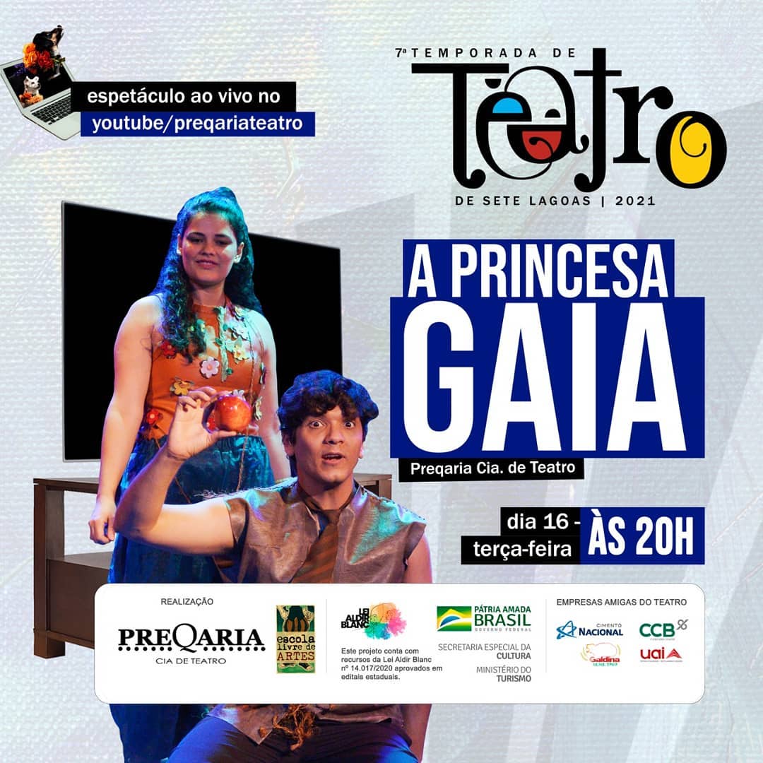 Espetáculo Online "A Princesa Gaia"
