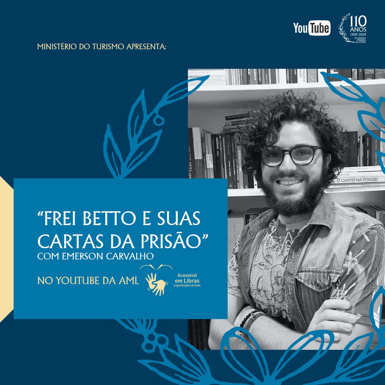 Palestra "Frei Betto e suas cartas da prisão" com Emerson Carvalho - AML