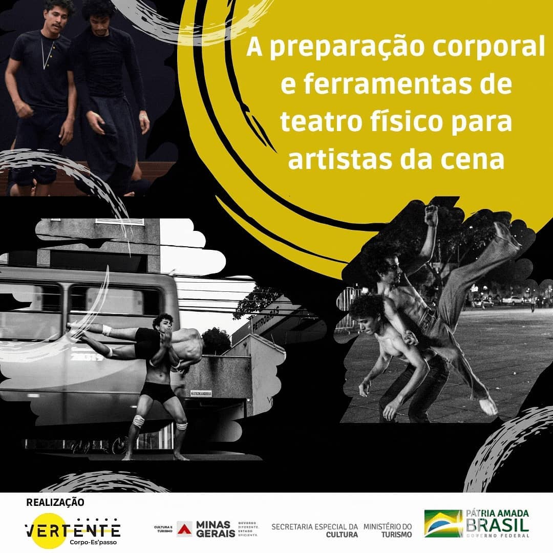 Oficina Online "A preparação corporal e ferramentas de teatro físico para artistas da cena"