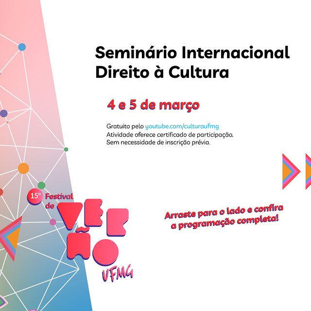  Seminário Internacional Direito à Cultura - UFMG